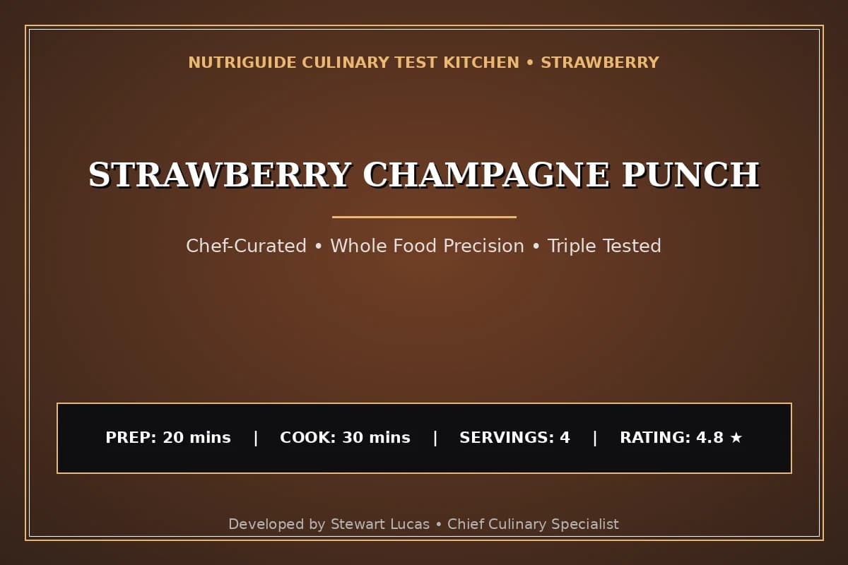 Strawberry Champagne Punch