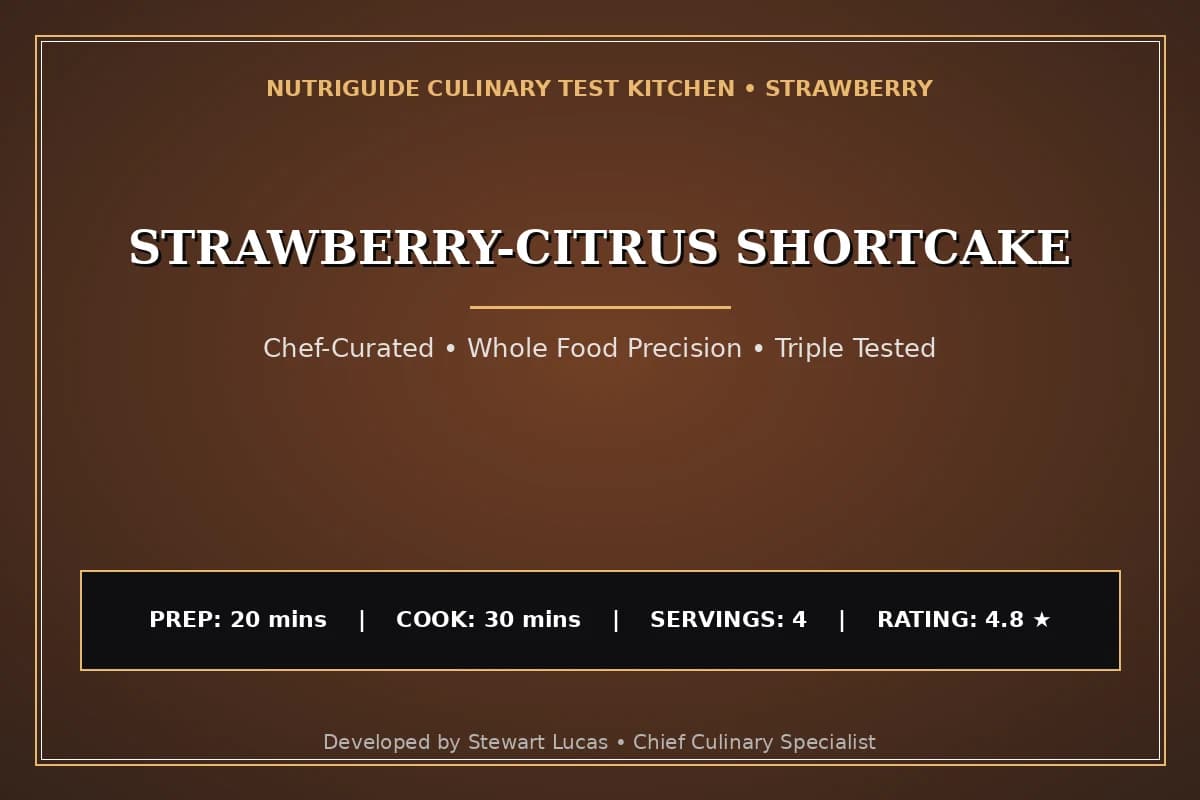 Strawberry-Citrus Shortcake