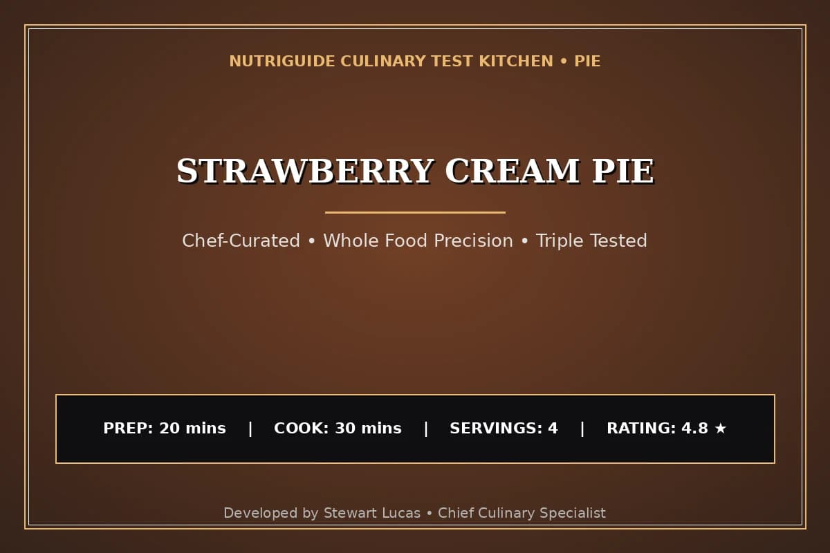 Strawberry Cream Pie