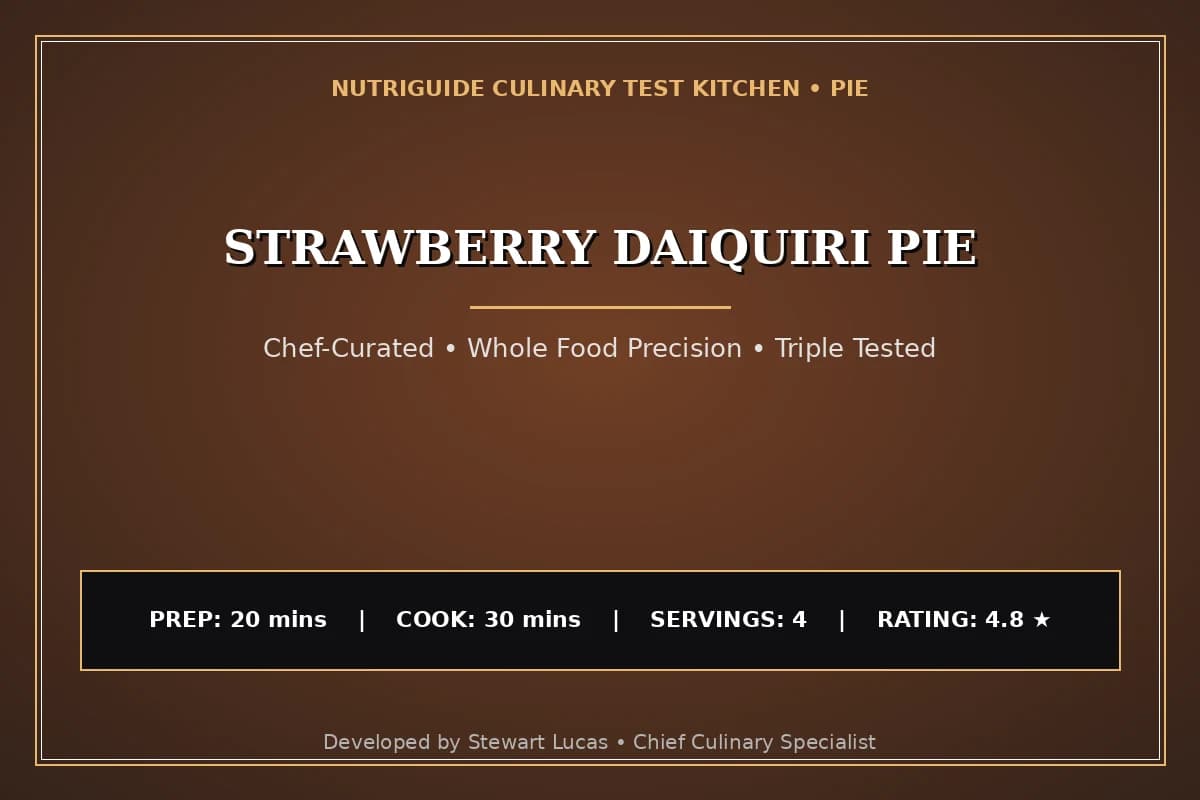 Strawberry Daiquiri Pie