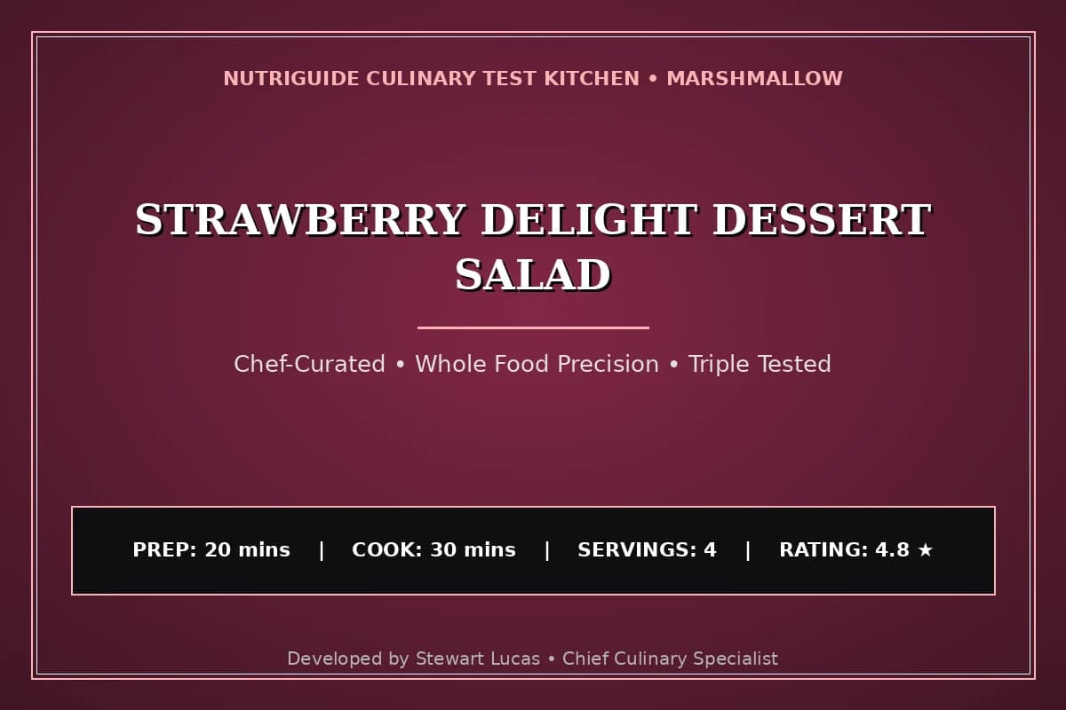 Strawberry Delight Dessert Salad