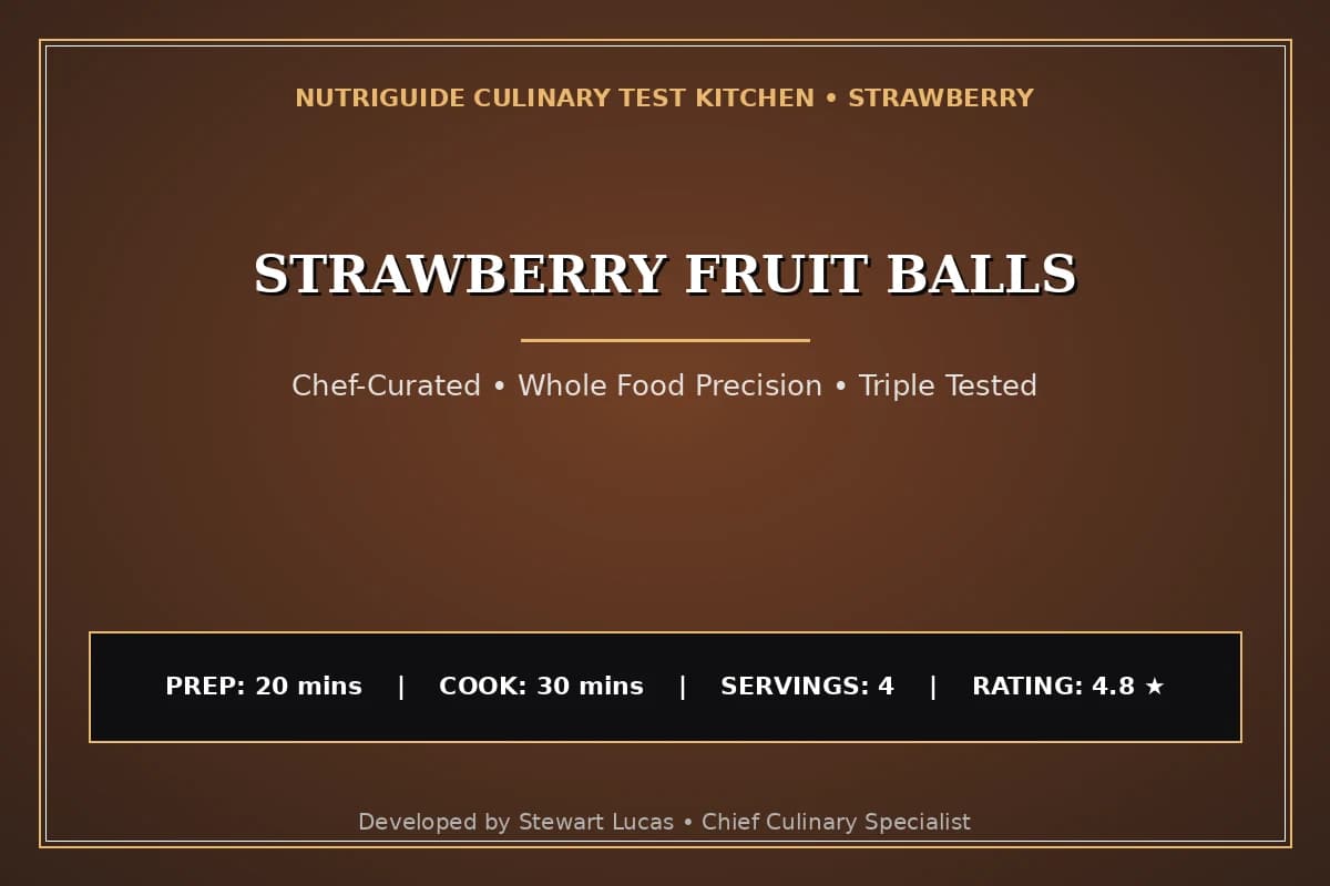 Strawberry Fruit Balls
