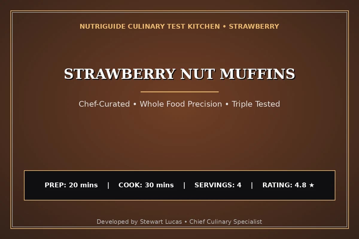 Strawberry Nut Muffins
