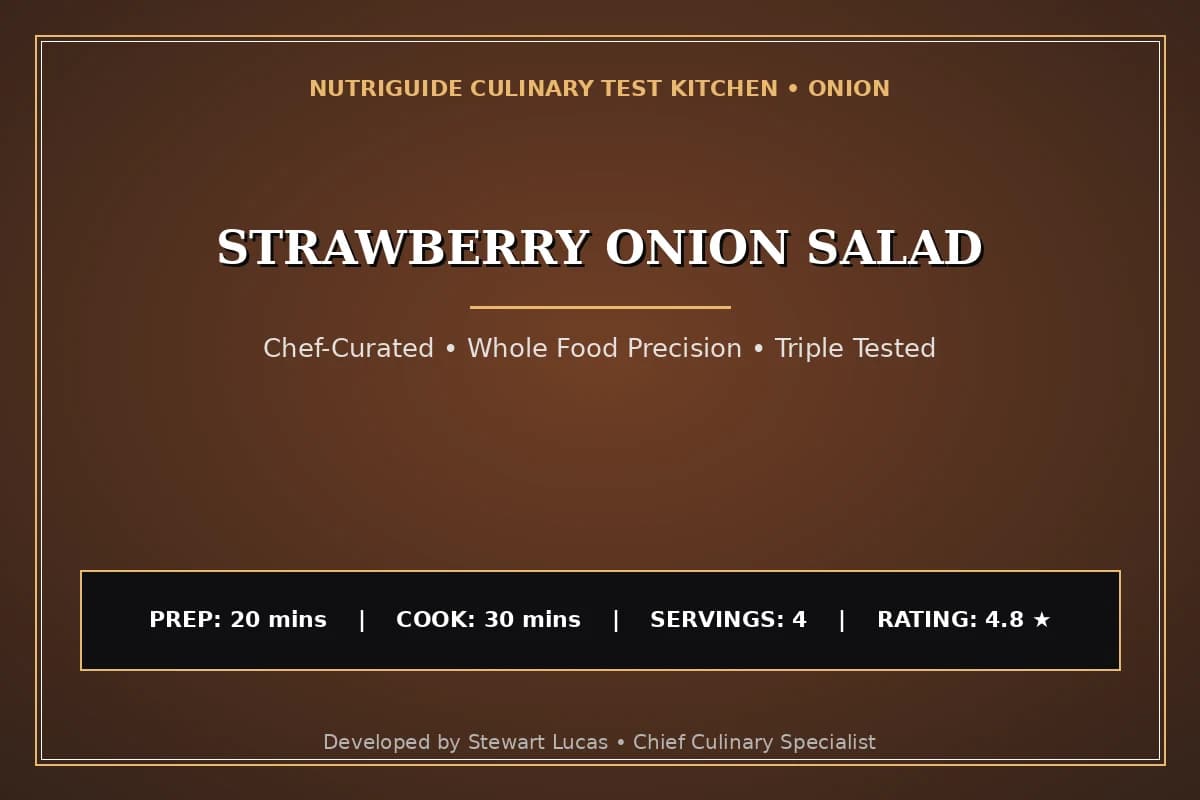 Strawberry Onion Salad