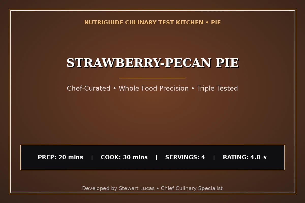 Strawberry-Pecan Pie