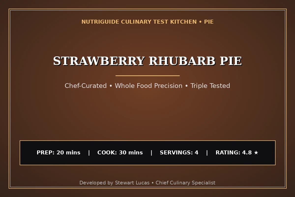 Strawberry Rhubarb Pie