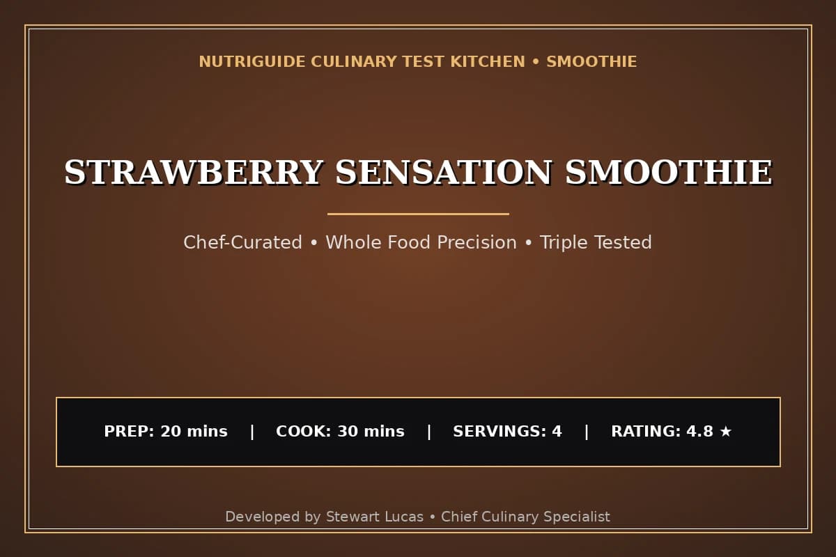 Strawberry Sensation Smoothie