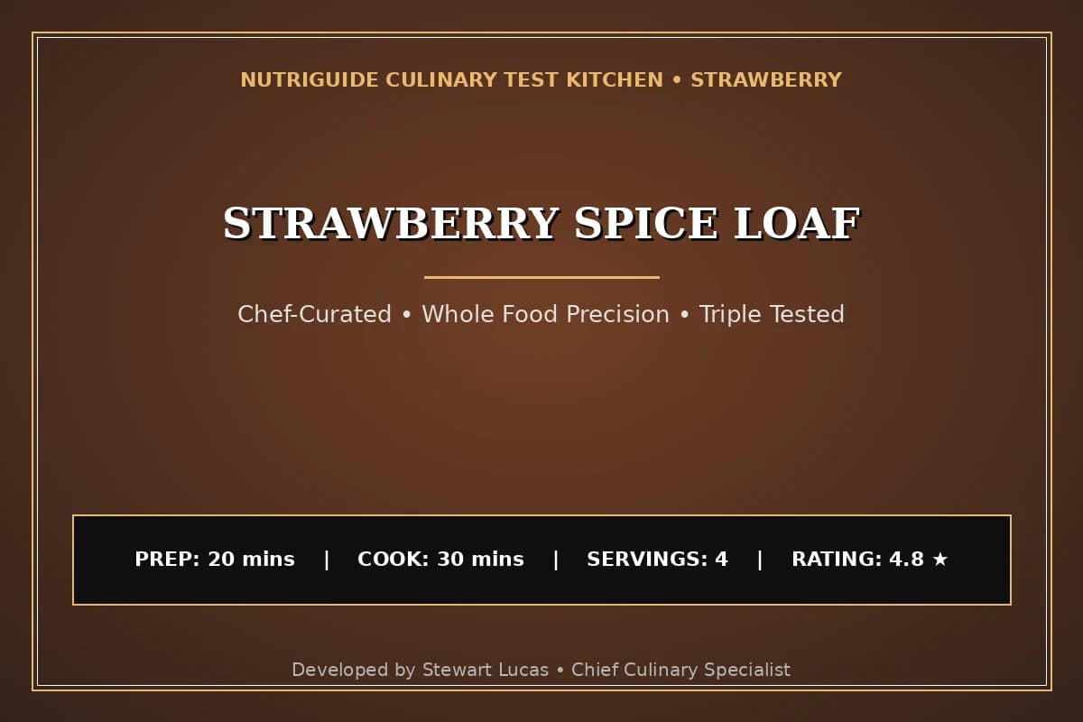 Strawberry Spice Loaf