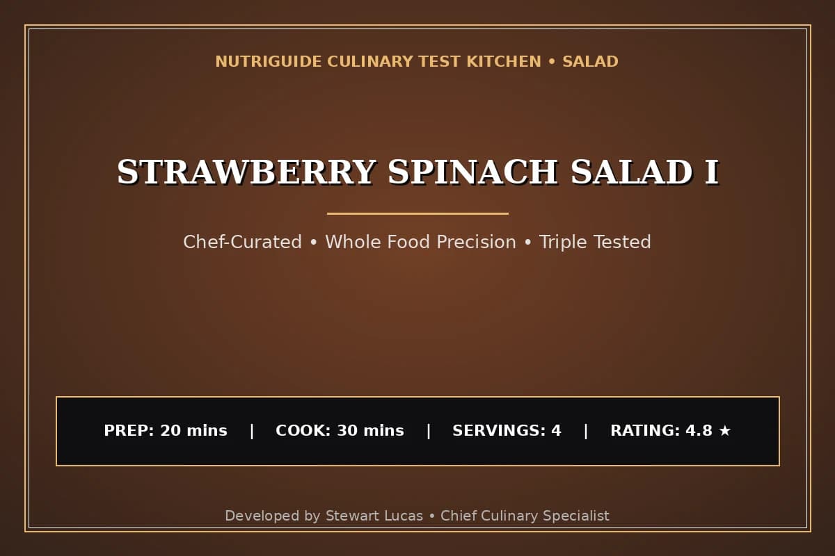 Strawberry Spinach Salad I