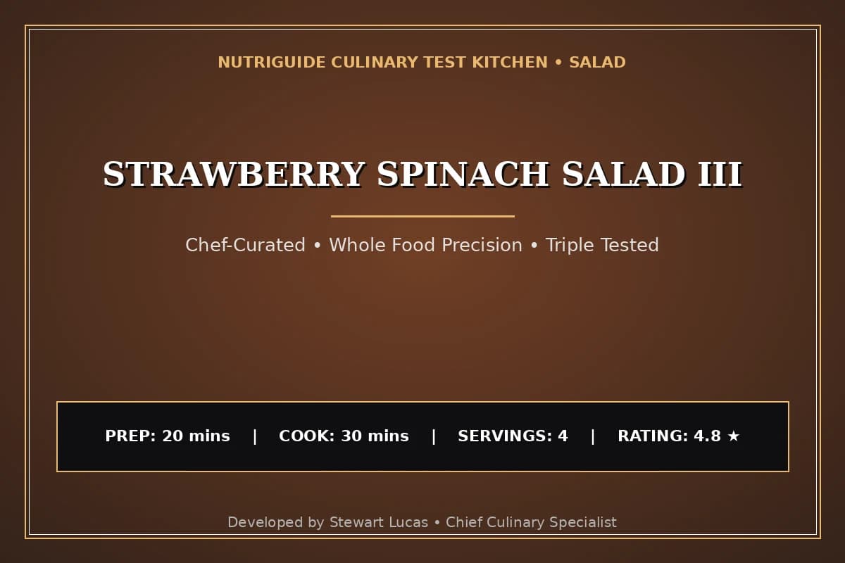 Strawberry Spinach Salad Iii