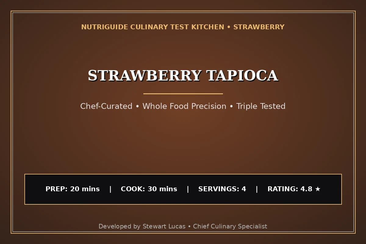 Strawberry Tapioca