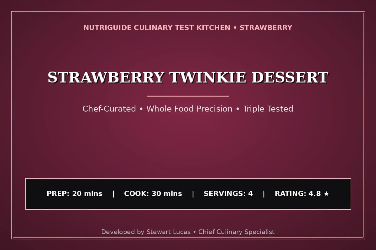 Strawberry Twinkie Dessert