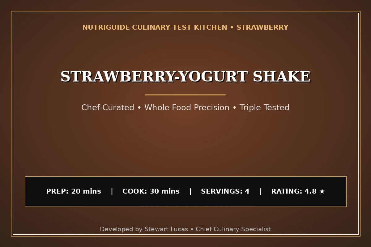 Strawberry-Yogurt Shake
