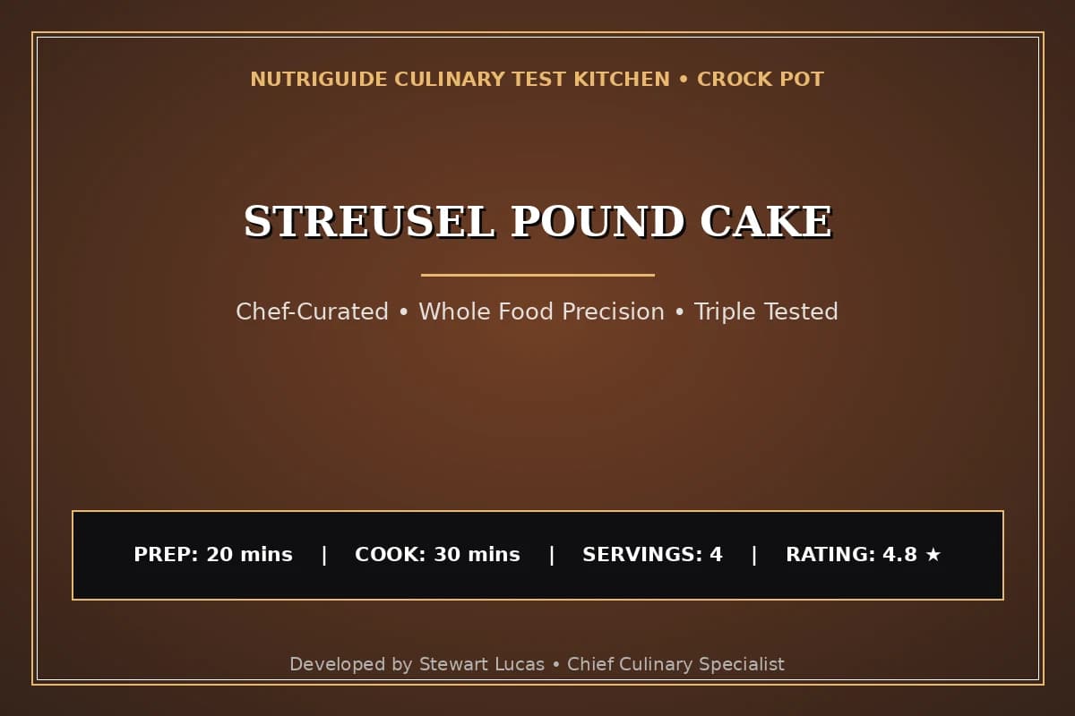 Streusel Pound Cake