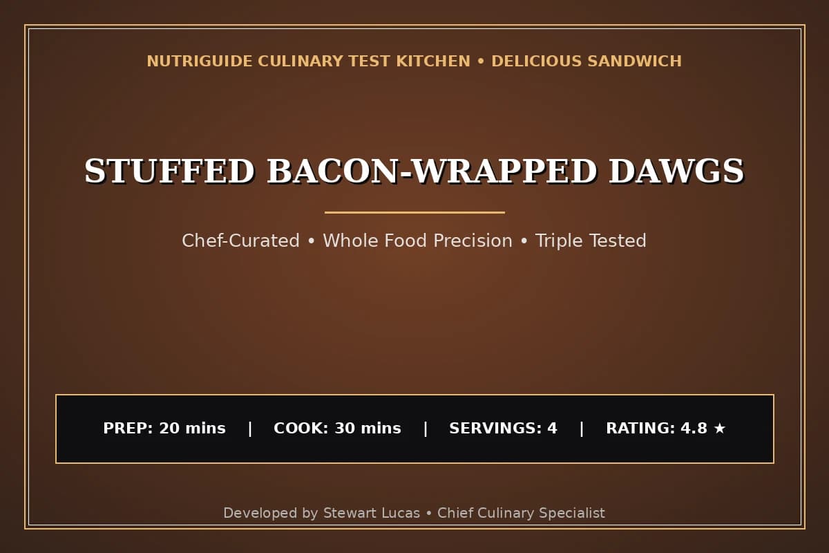 Stuffed Bacon-Wrapped Dawgs