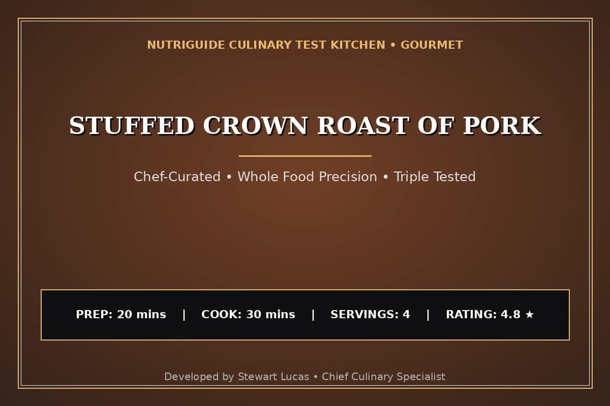 Stuffed Crown Roast Of Pork