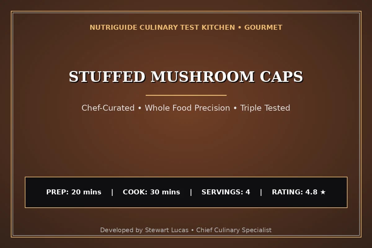 Stuffed Mushroom Caps