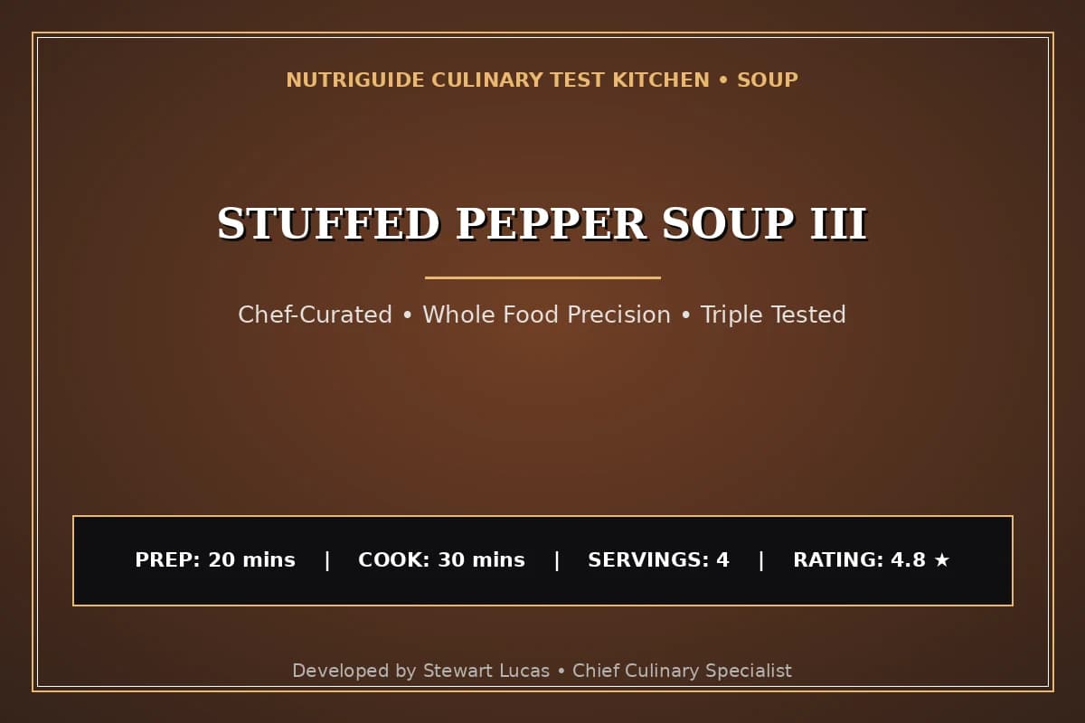 Stuffed Pepper Soup Iii