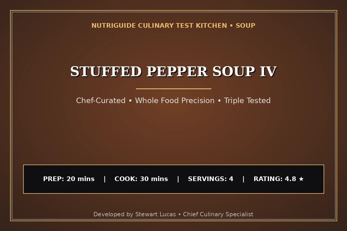 Stuffed Pepper Soup Iv