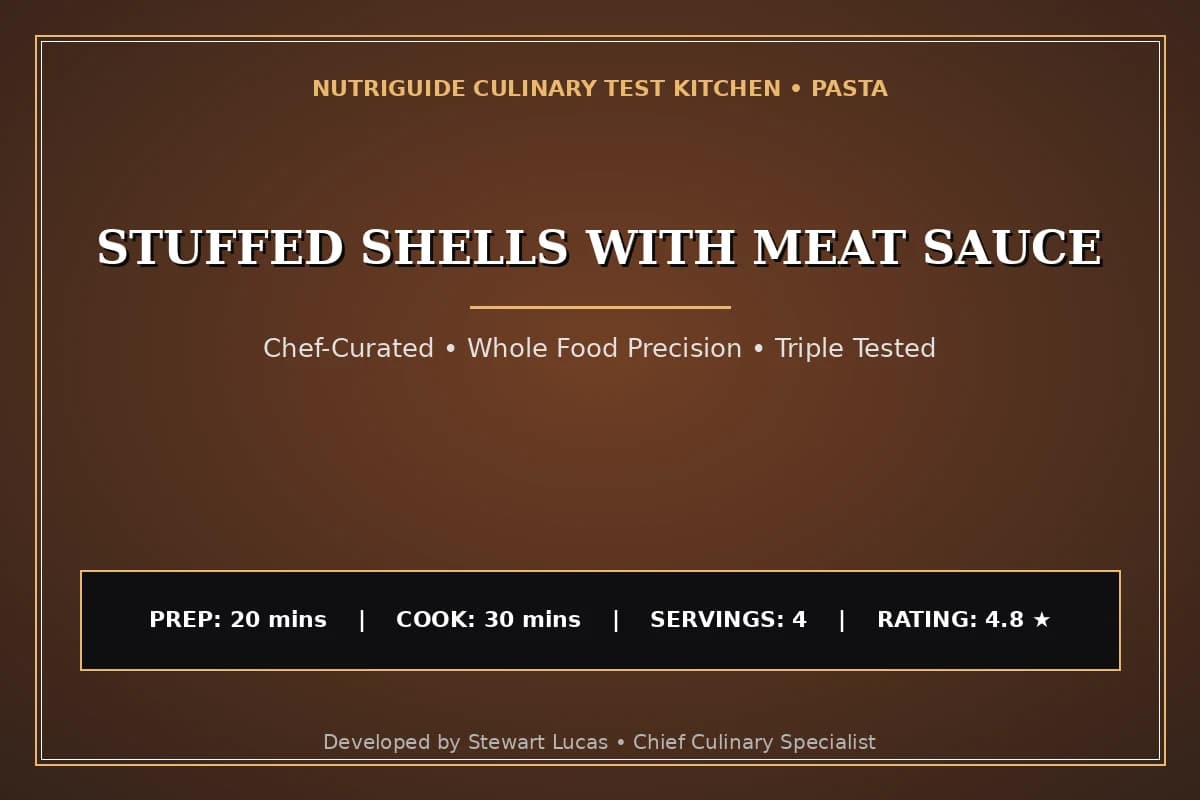 Stuffed Shells With Meat Sauce