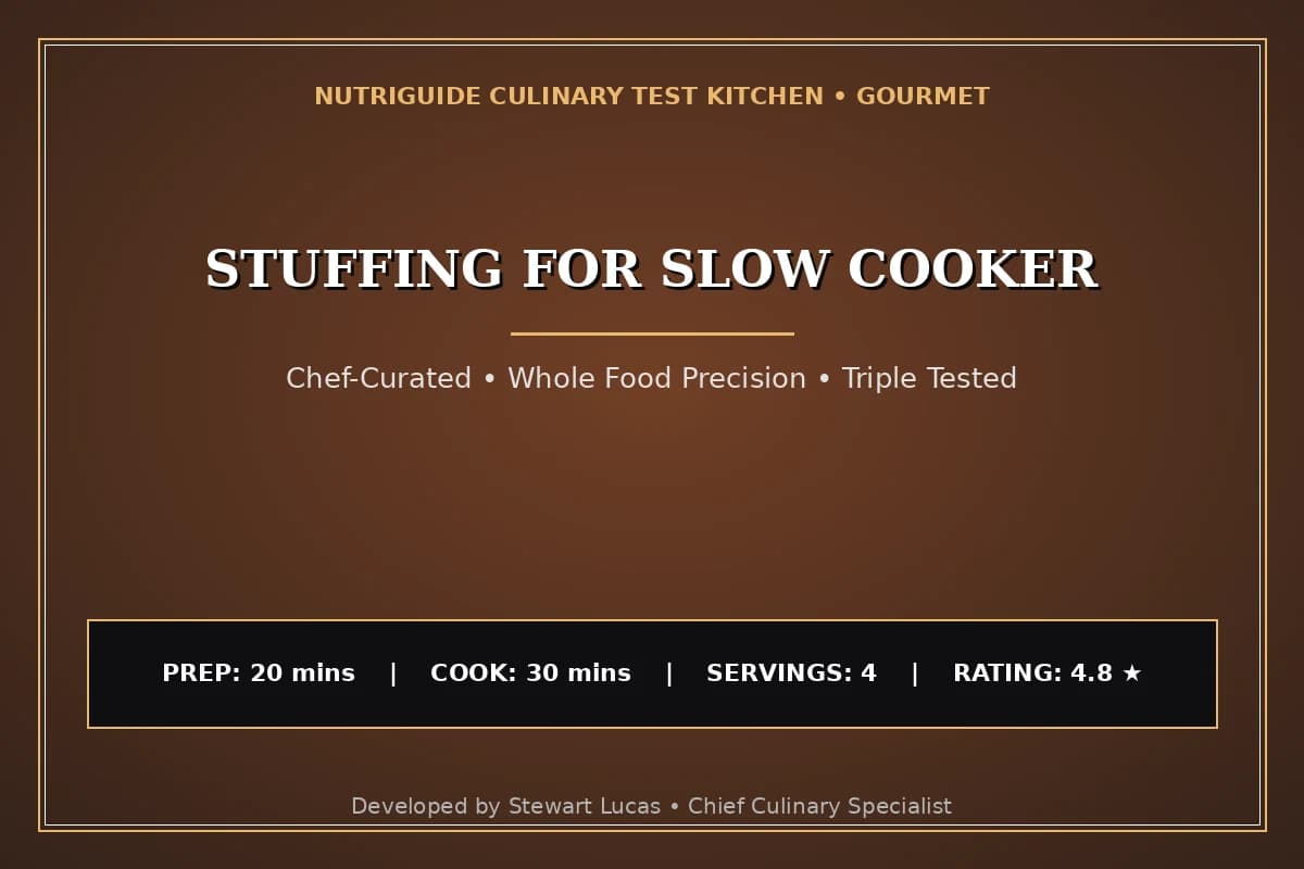 Stuffing For Slow Cooker