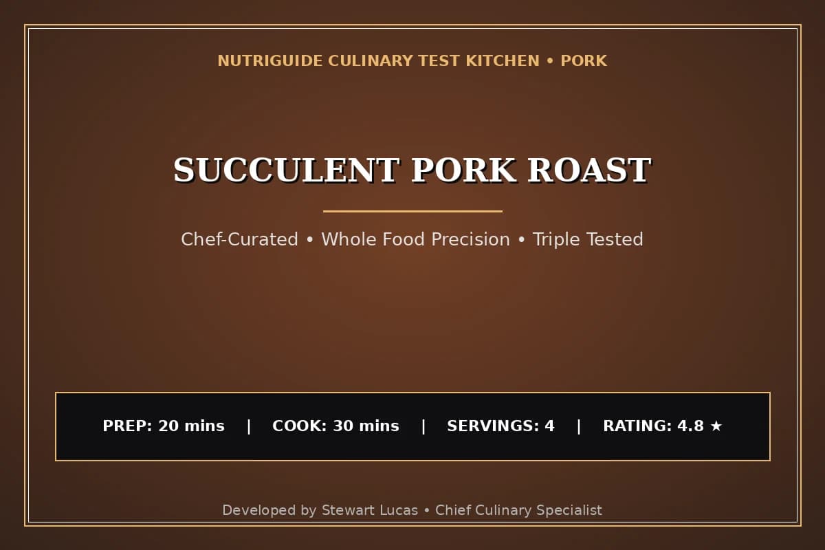 Succulent Pork Roast