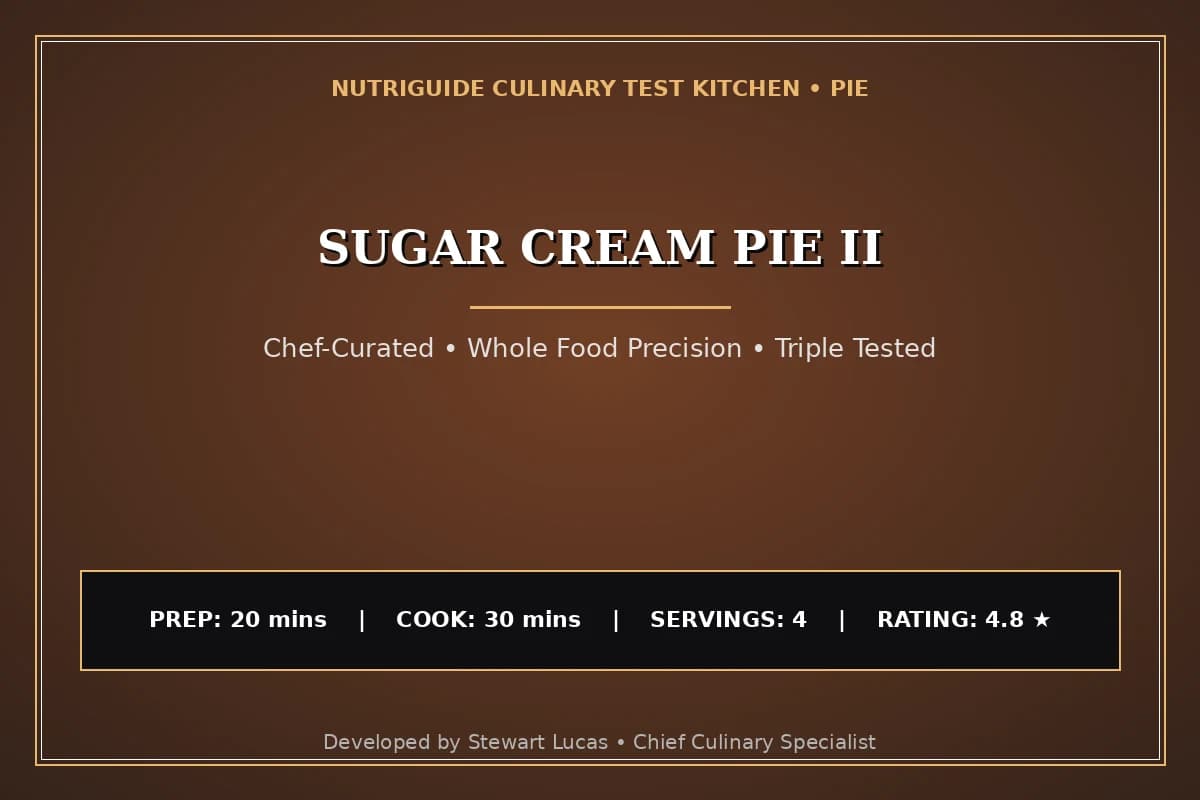 Sugar Cream Pie Ii
