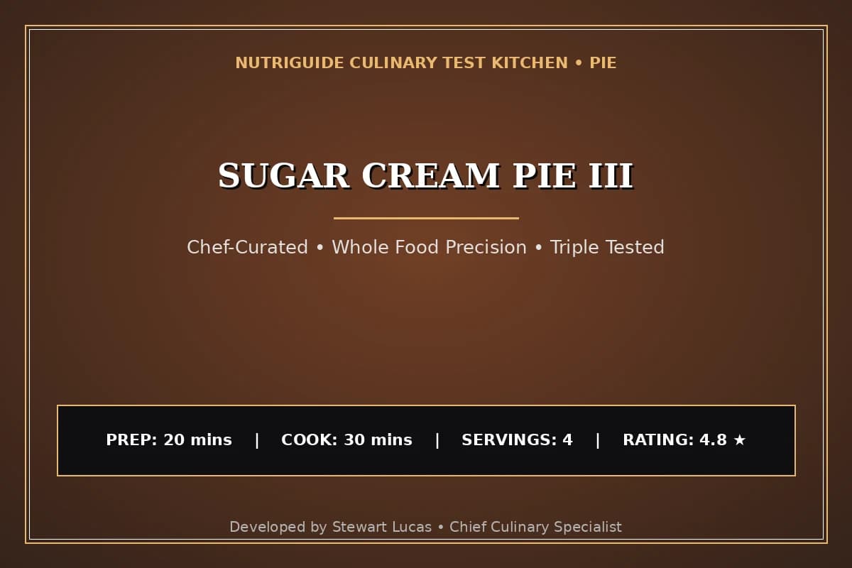 Sugar Cream Pie Iii