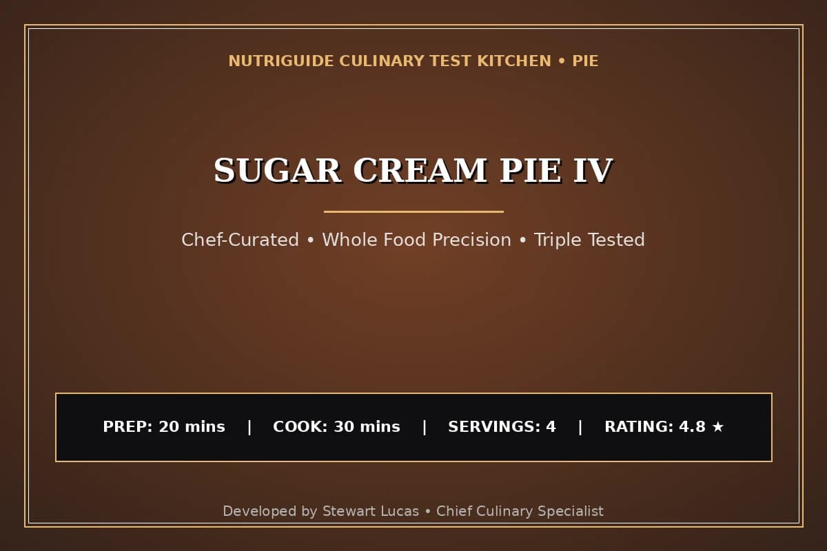 Sugar Cream Pie Iv