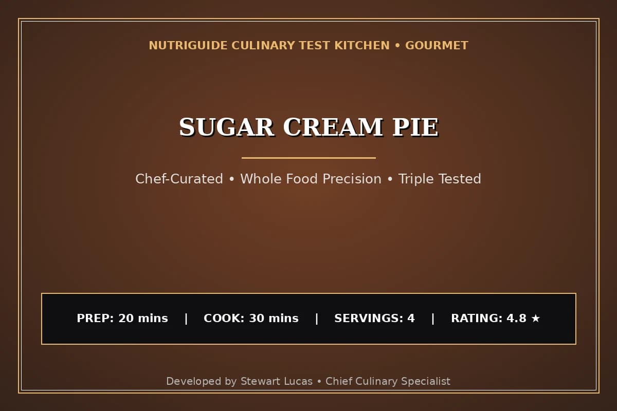 Sugar Cream Pie