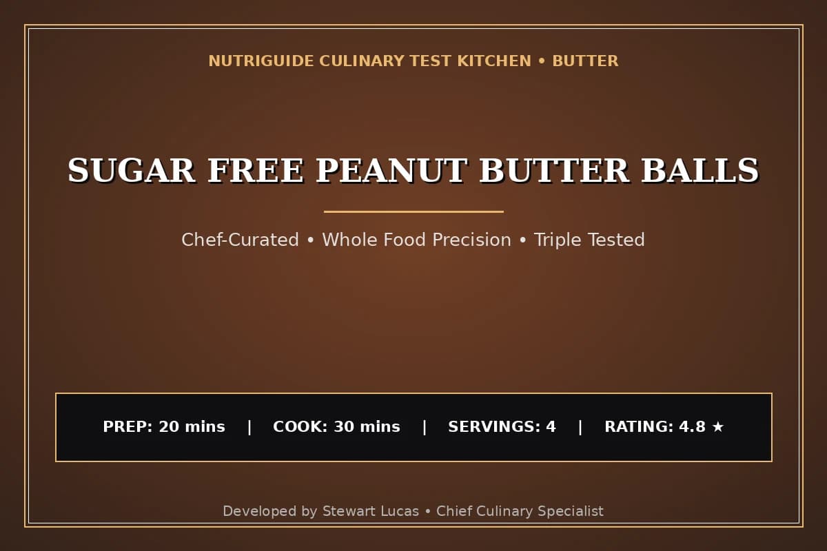 Sugar Free Peanut Butter Balls