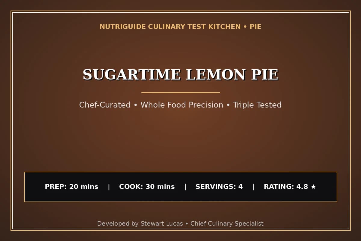 Sugartime Lemon Pie