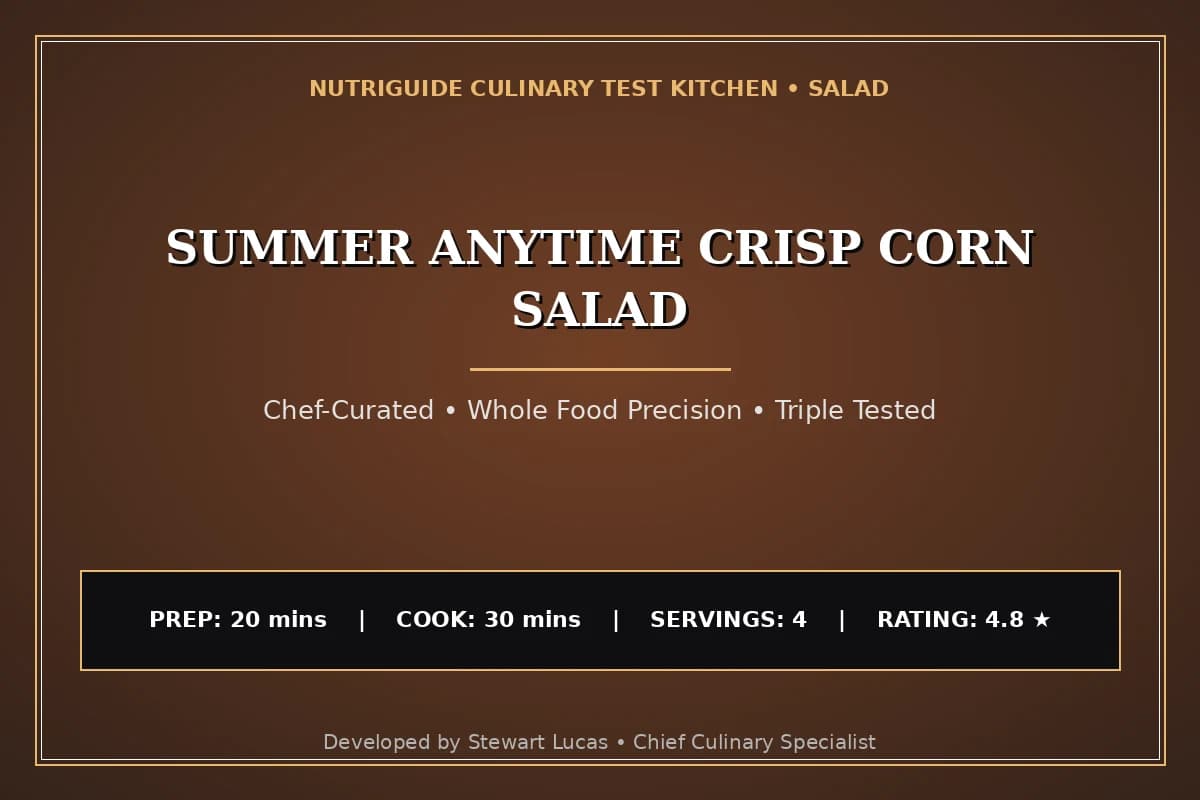 Summer Anytime Crisp Corn Salad