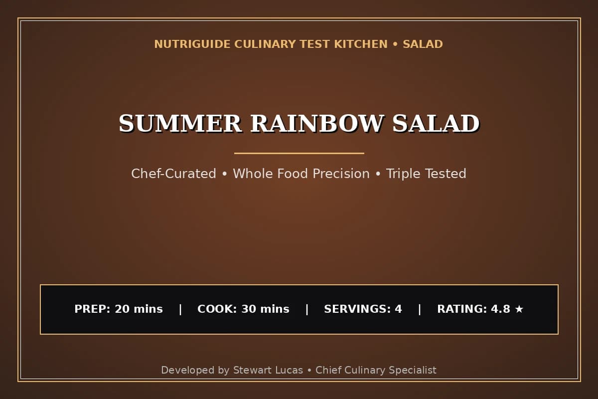 Summer Rainbow Salad