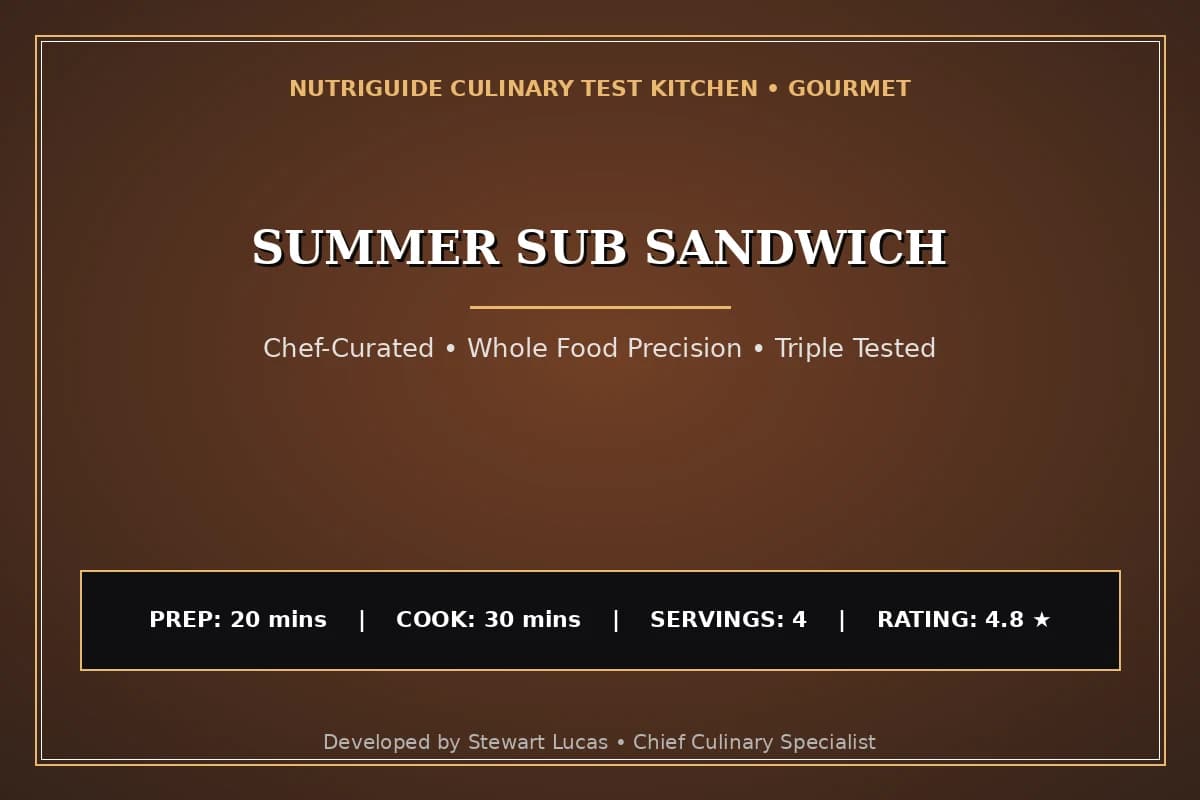 Summer Sub Sandwich