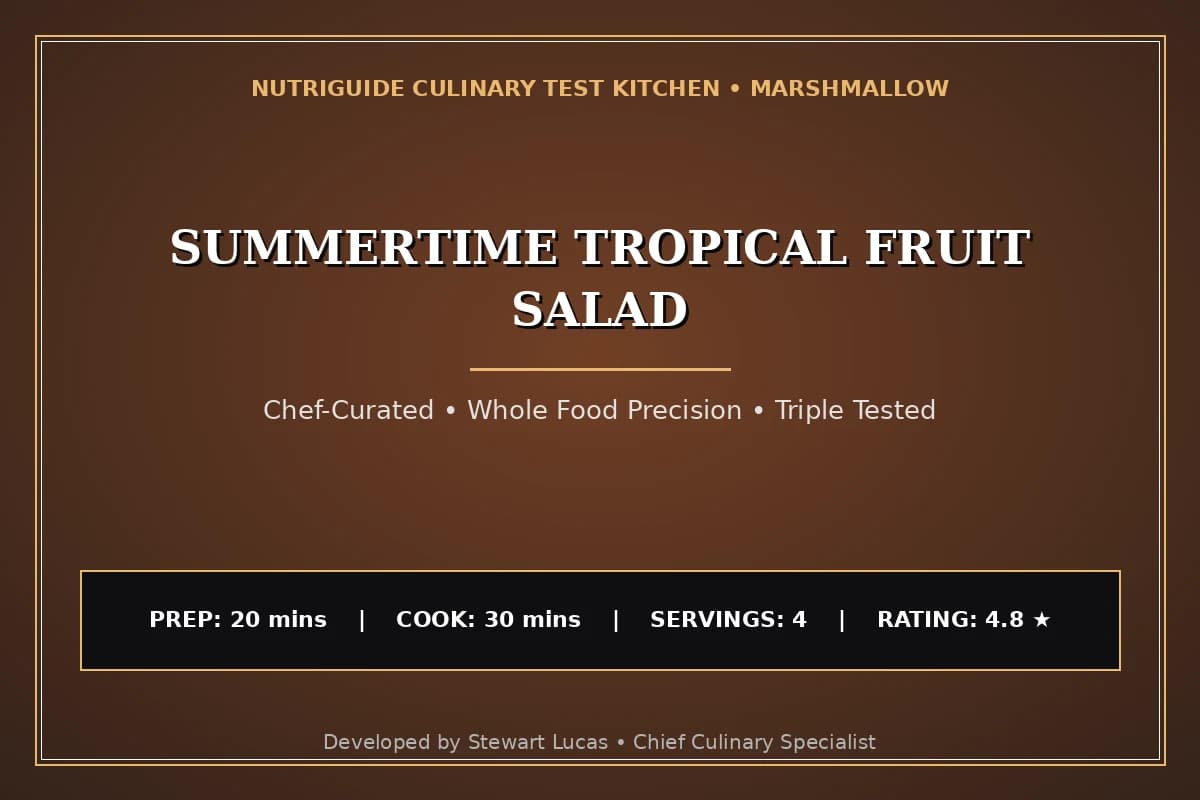 Summertime Tropical Fruit Salad