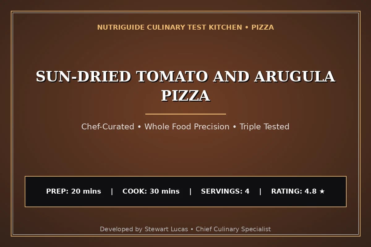Sun-Dried Tomato And Arugula Pizza