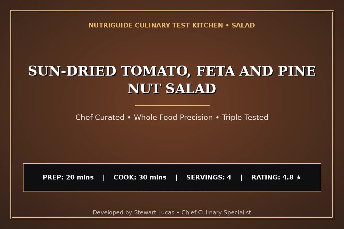 Sun-Dried Tomato, Feta And Pine Nut Salad