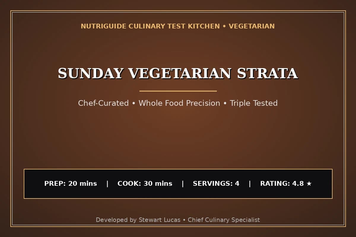 Sunday Vegetarian Strata