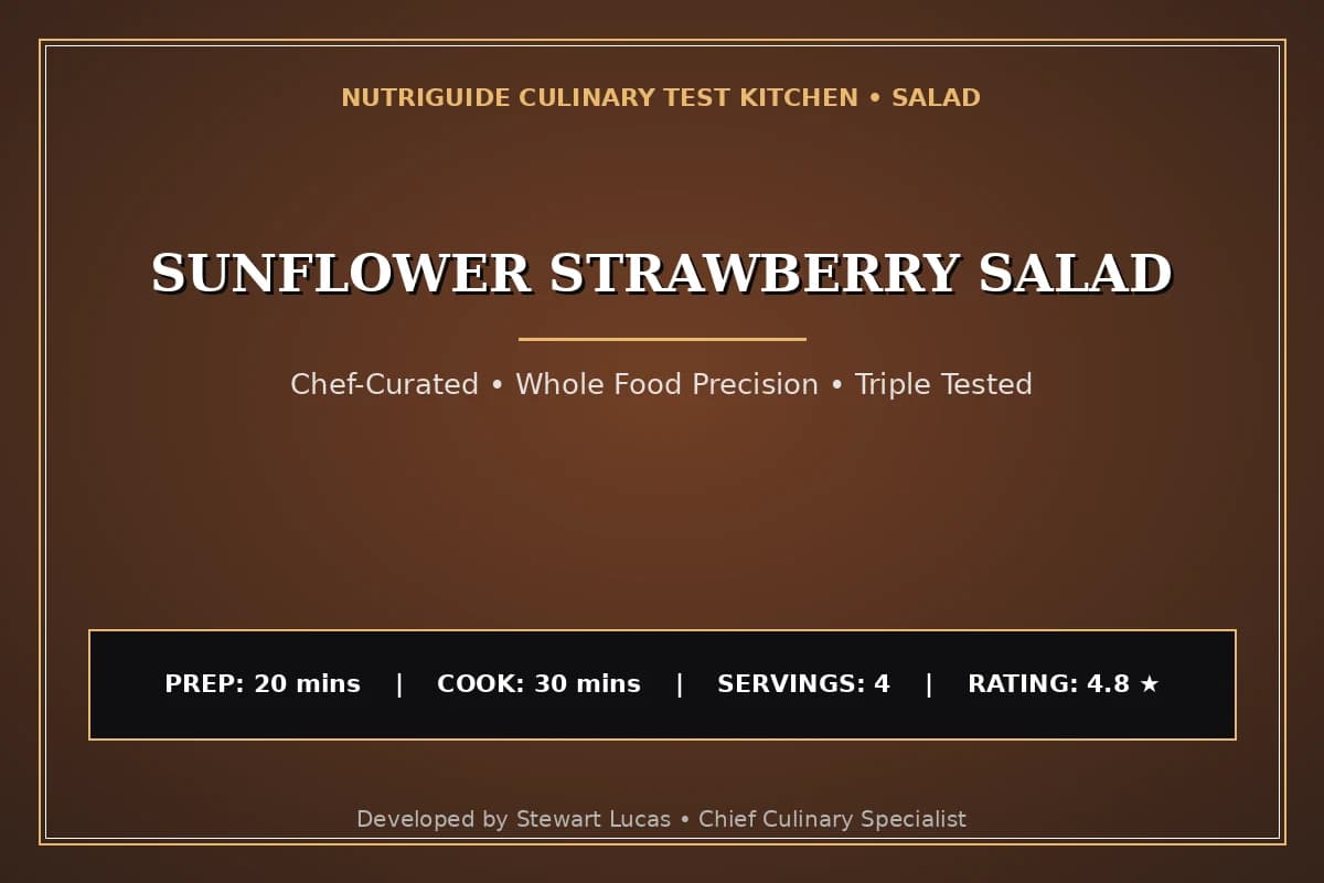 Sunflower Strawberry Salad