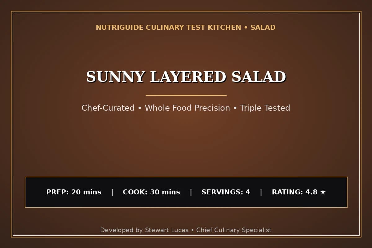 Sunny Layered Salad