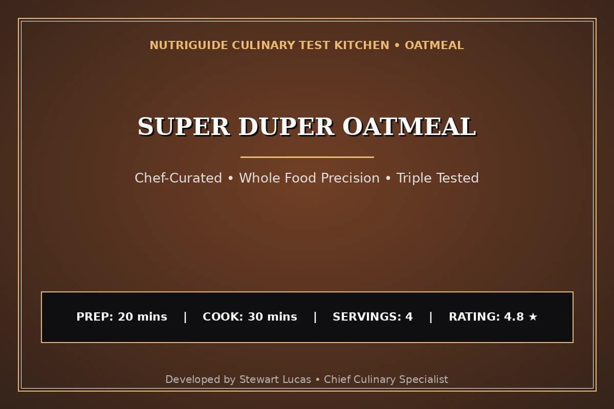 Super Duper Oatmeal