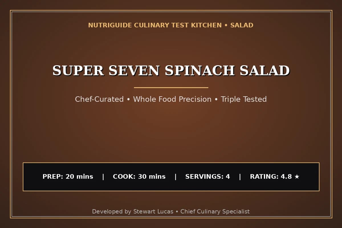 Super Seven Spinach Salad