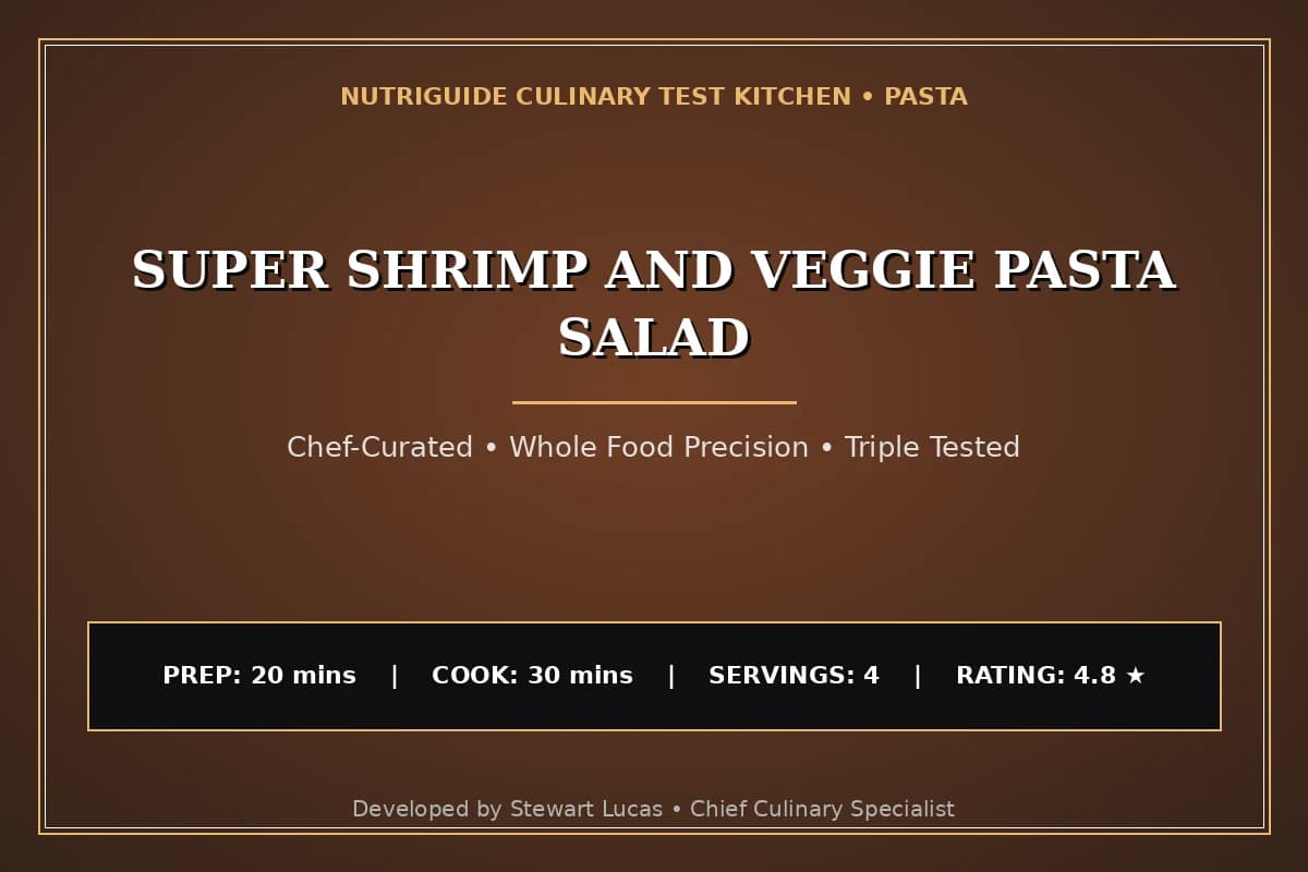 Super Shrimp And Veggie Pasta Salad
