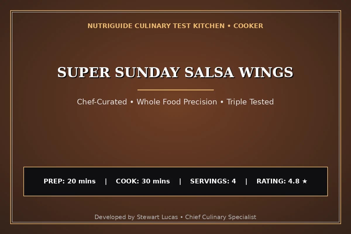 Super Sunday Salsa Wings