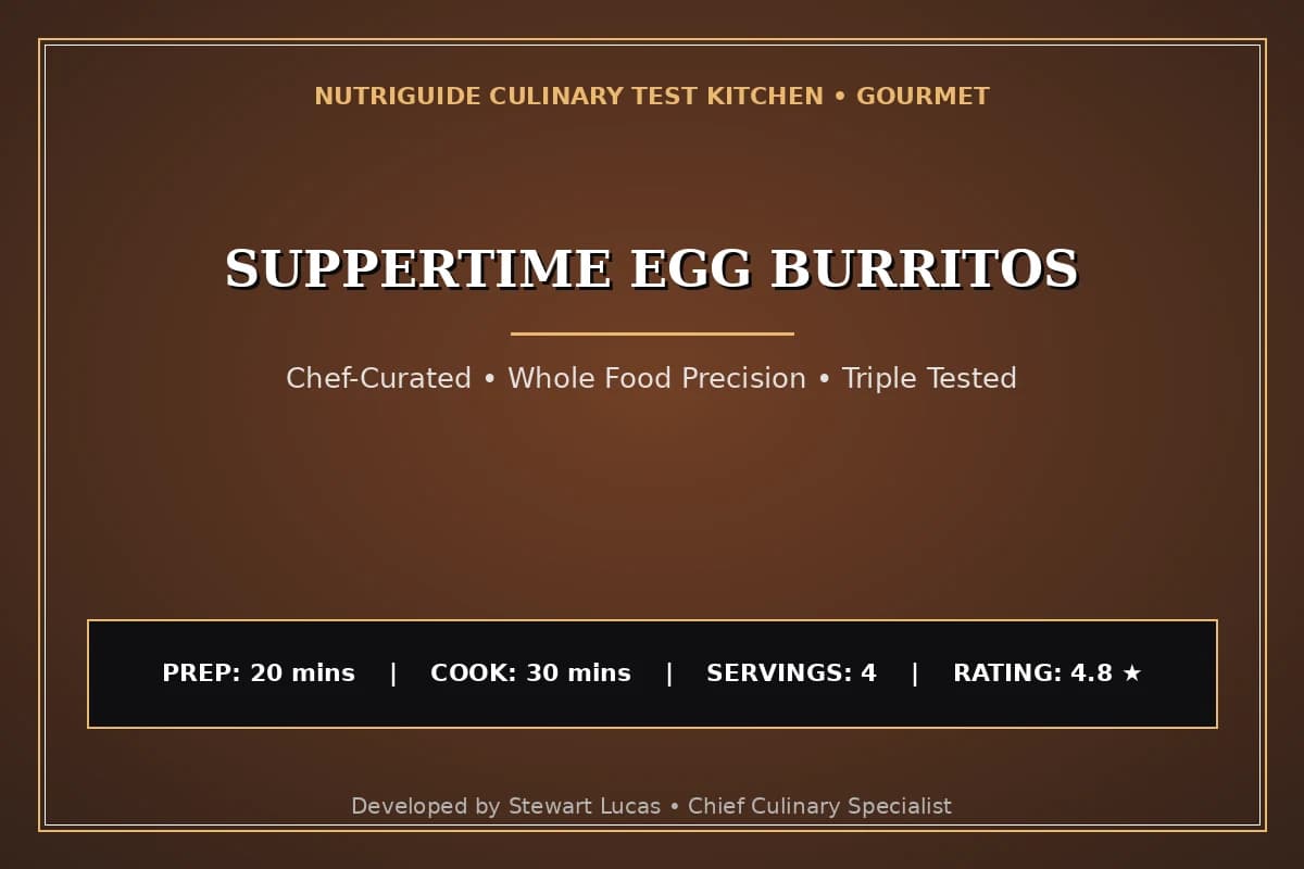 Suppertime Egg Burritos