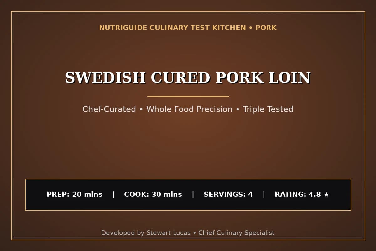 Swedish Cured Pork Loin