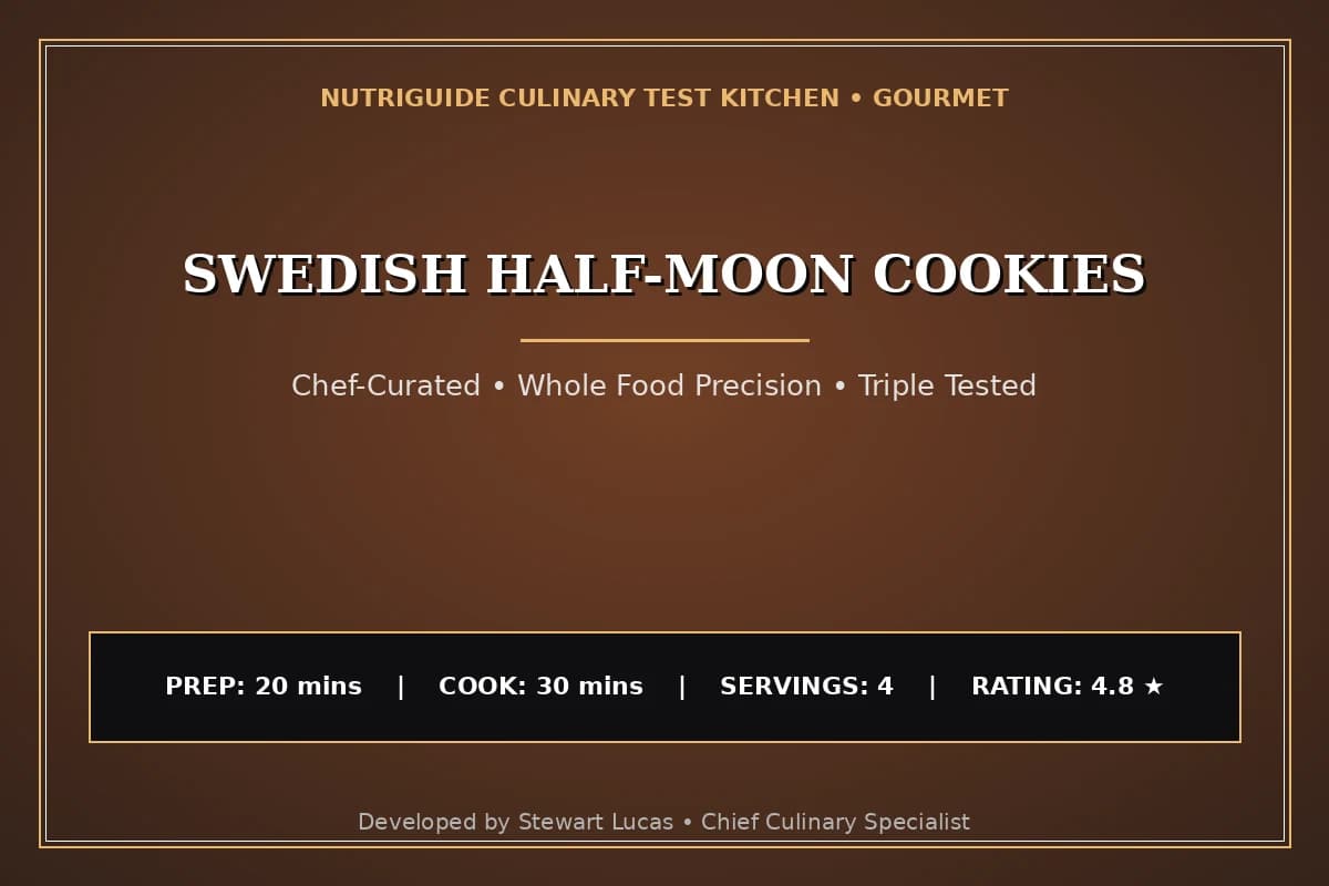 Swedish Half-Moon Cookies