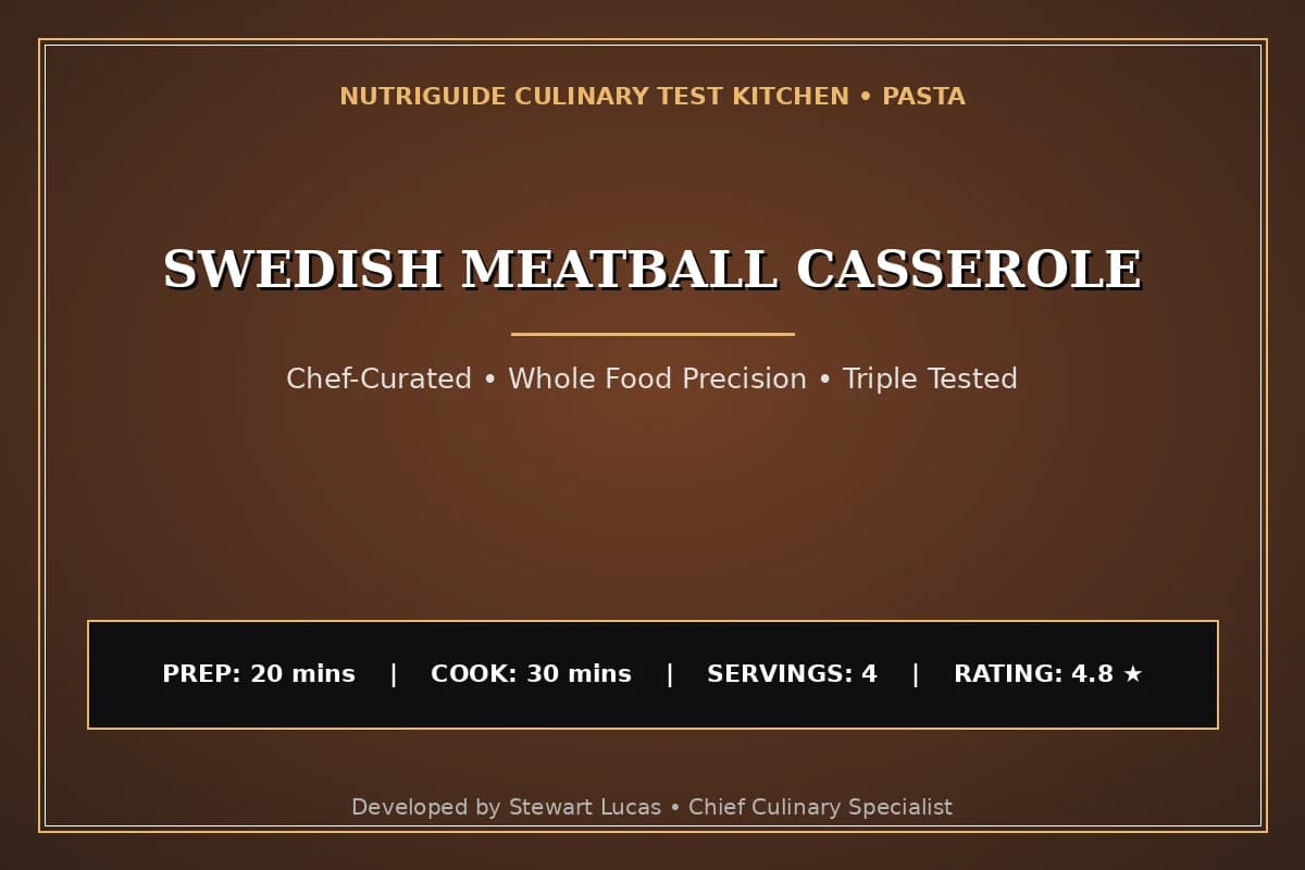 Swedish Meatball Casserole