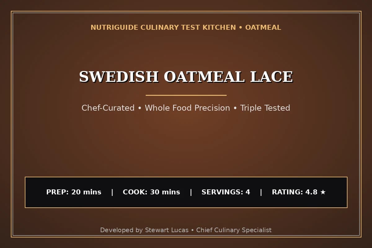 Swedish Oatmeal Lace